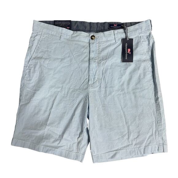 Vineyard Vines Other - NEW Vineyard Vines 9" Seersucker Breaker Shorts in Bayside Blue Size 38